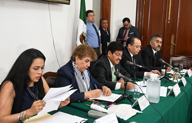 Reunión de trabajo de la Comisión de Educación del Senado de la República.