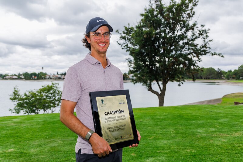 El golfista mexicano San Gil se corona campeón de la Gira Profesional Mexicana