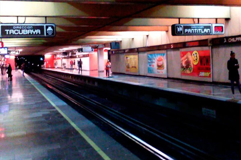 Estación del metro de la Ciudad de México