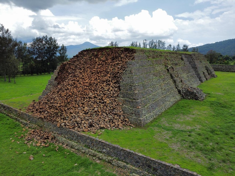 Ruinas de la antigua ciudad de Machu Picchu en Perú