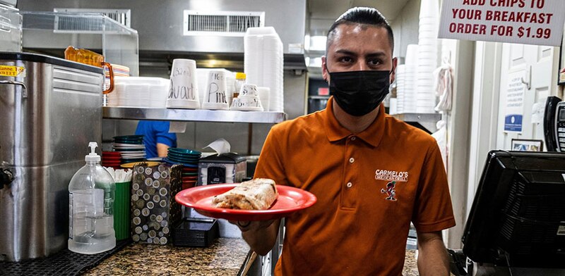 Un restaurante mexicano en Estados Unidos