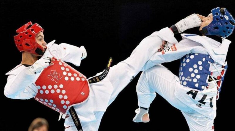 Pelea de Taekwondo