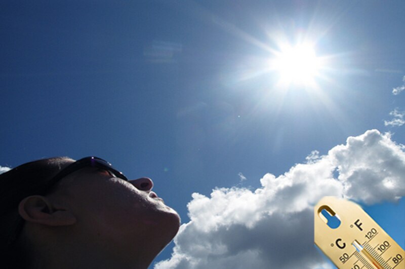El calor del verano