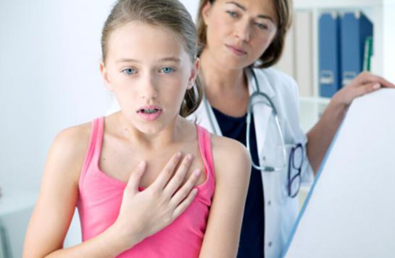 Dolor en el pecho en niños