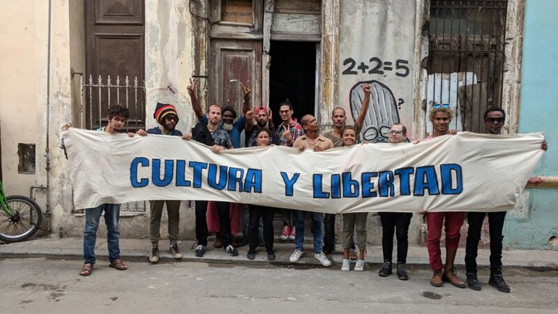 Protesta en La Habana por la libertad de expresión