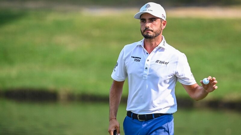 El golfista Sergio García en acción durante un torneo