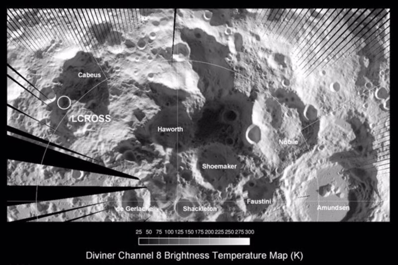 Mapa de temperatura del canal 8 del Diviner