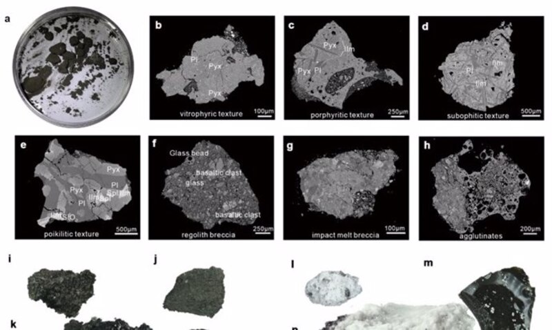 Texturas de rocas volcánicas