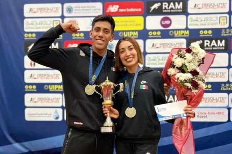 Los atletas mexicanos ganan el oro en la Copa del Mundo de Pentatlón Moderno