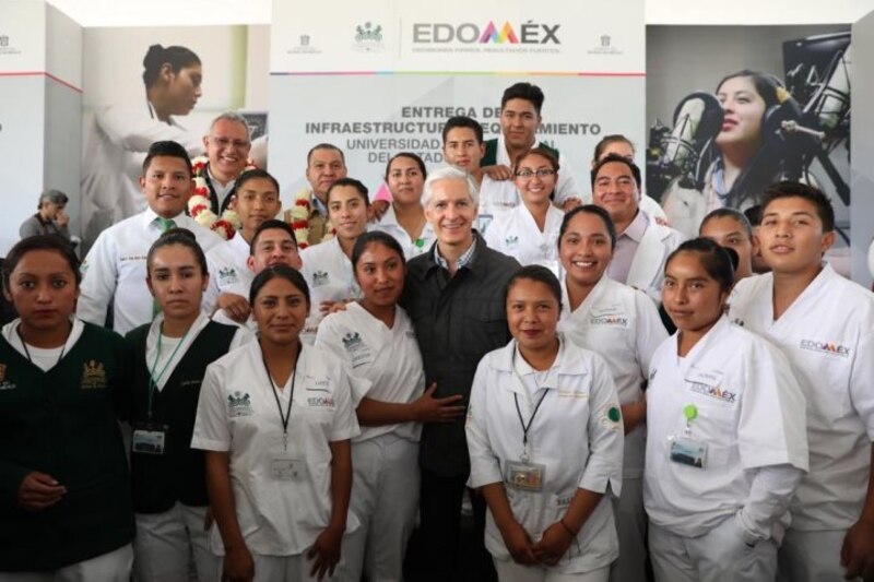 Entrega de infraestructura y equipamiento a la Universidad del Estado de México