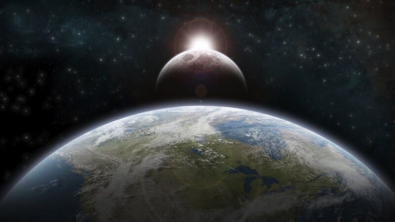 La Tierra, la Luna y el Sol