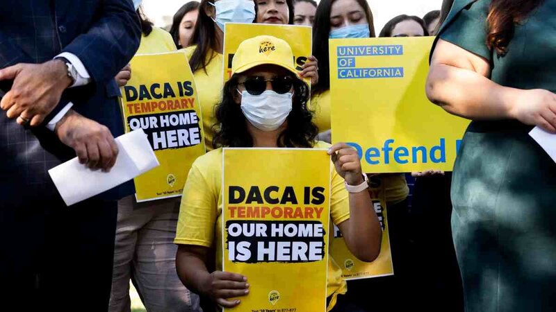 Protestan por los derechos de los inmigrantes en California