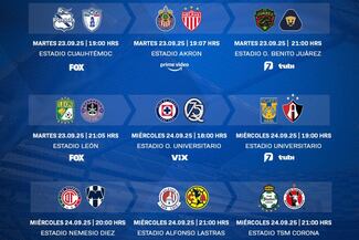 Liga MX: Partidos, fechas y horarios de la jornada 10 | Apertura 2025