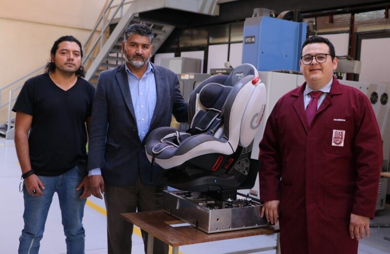 Investigadores mexicanos desarrollan silla de auto para niños
