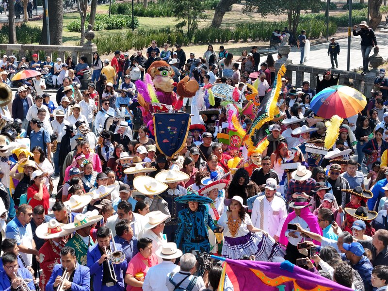 Title: Desfile en la Ciudad de México