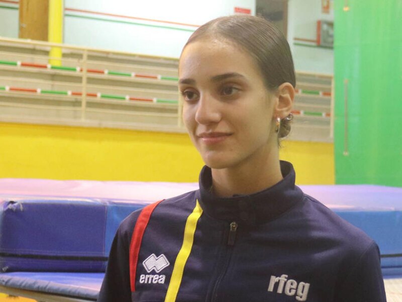 La gimnasta española Ana Pérez, campeona de Europa en 2018