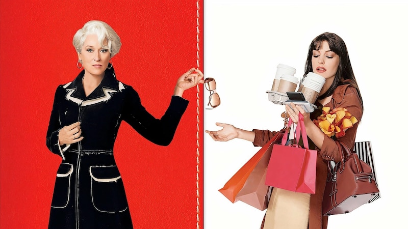 Meryl Streep y Anne Hathaway en escena de "The devil wears Prada"