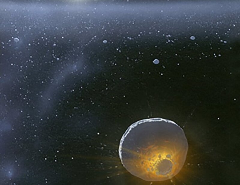 Impacto de un asteroide