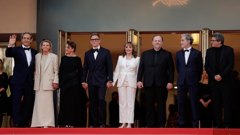 Actores y actrices en la alfombra roja del Festival de Cannes