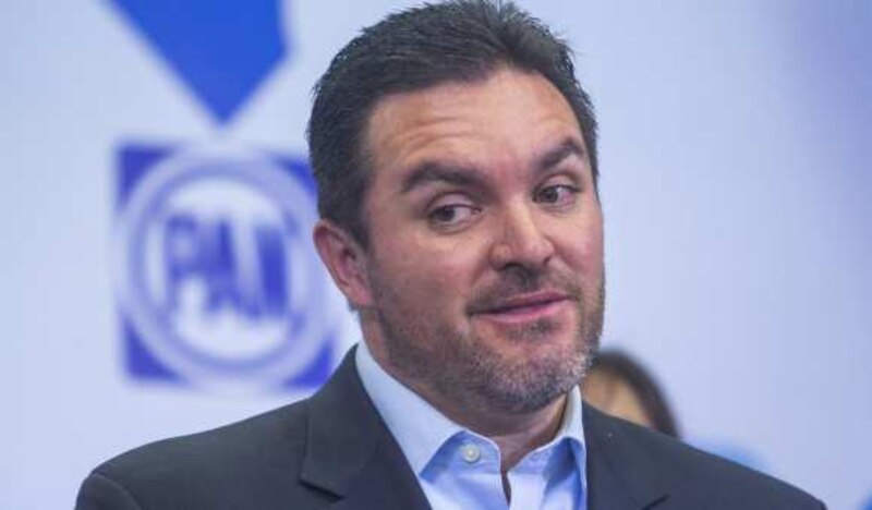 El presidente del PP, Pablo Casado, en una rueda de prensa