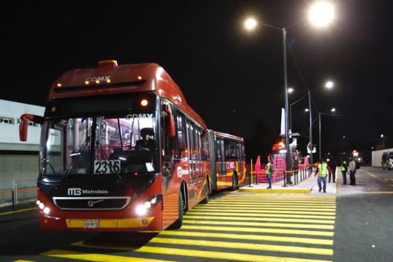 Nuevo autobús de la Ciudad de México