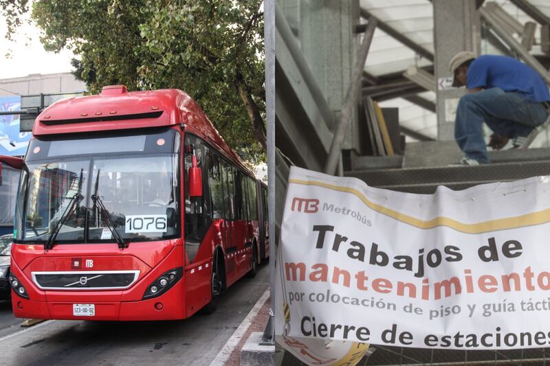 Estaciones de las líneas 1, 2 y 5 estarán teniendo trabajos de mantenimiento y sufriendo afectaciones a partir de este lunes 24 de noviembre y hasta el viernes 5 de diciembre de 2025.