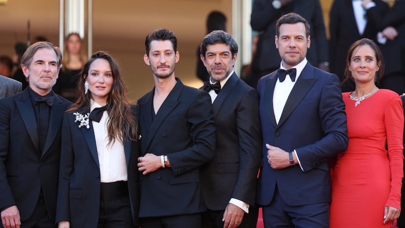 Actores y actrices en la alfombra roja del Festival de Cine de Cannes