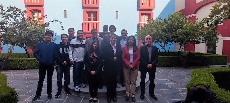 Reunión de trabajo en la Universidad de Guanajuato