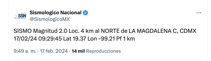 Sismo en la Ciudad de México