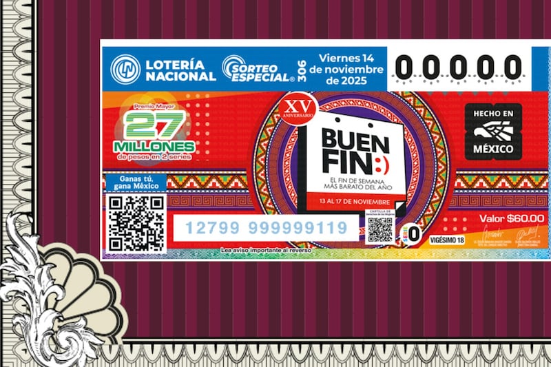 Sorteo Superior de la Lotería Nacional 14 de noviembre