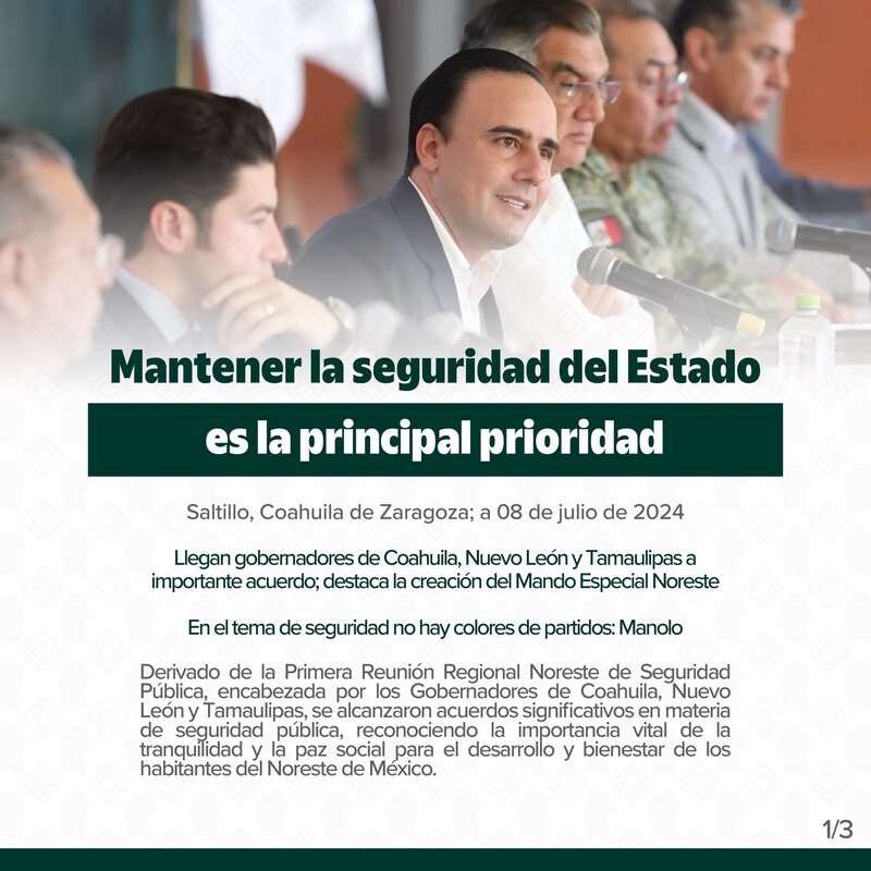 Title:
Mantener la seguridad del Estado es la principal prioridad