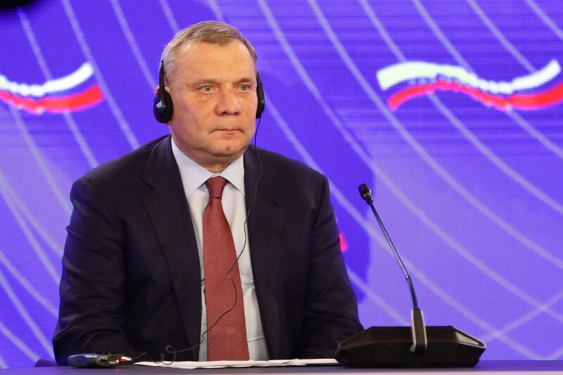 El presidente ruso, Vladimir Putin, durante una conferencia de prensa en el Kremlin.