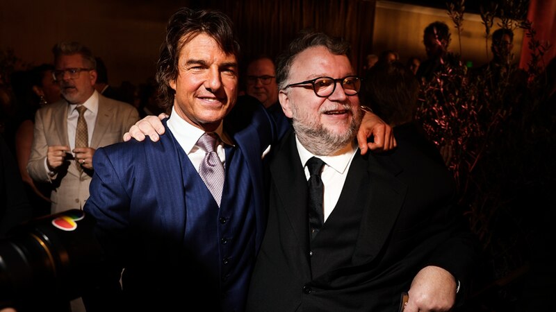 Tom Cruise y Steven Spielberg en los Premios Óscar 2023
