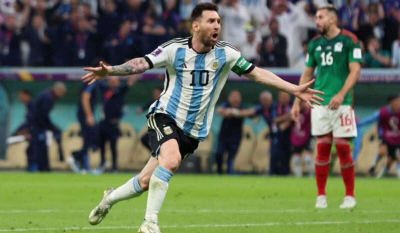 Lionel Messi celebra un gol