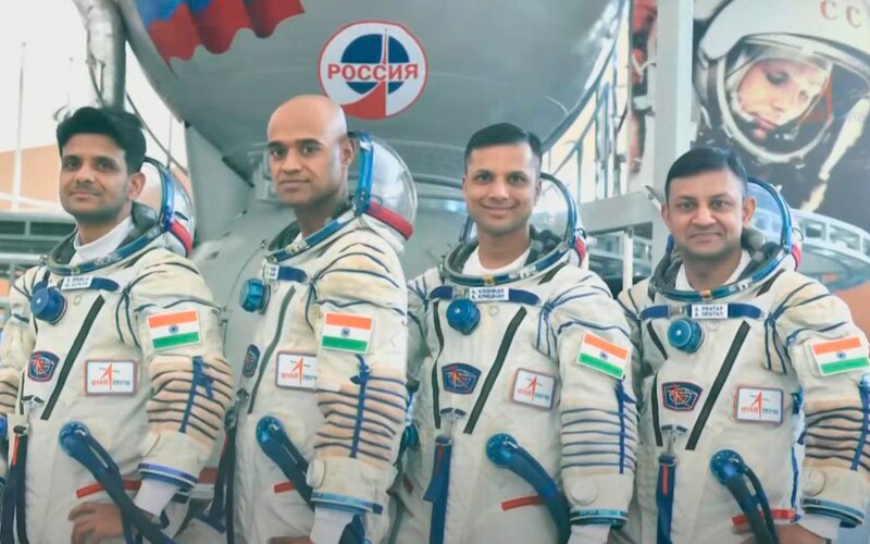 ¡Astronautas indios listos para despegar!