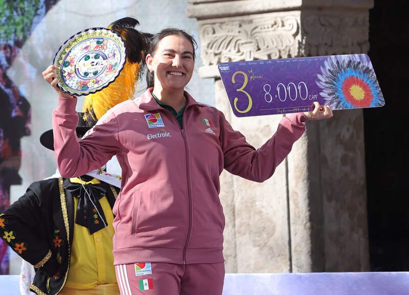 Una vez más la arquera Alejandra Valencia deja constancia de su calidad deportiva.