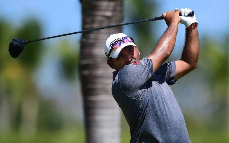 El golfista Sergio García en acción durante un torneo
