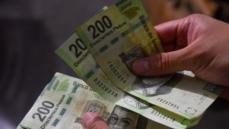 Billetes de 200 pesos mexicanos