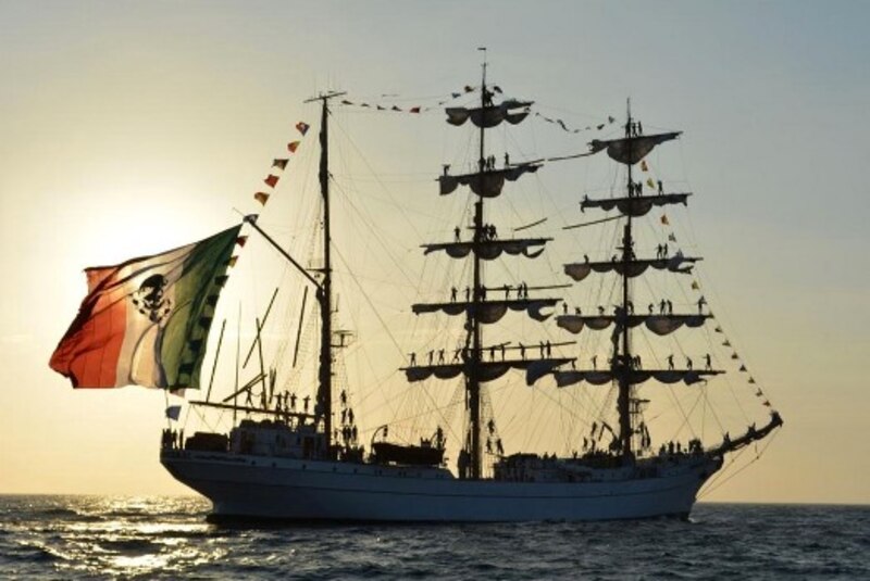 Buque escuela Cuauhtémoc de la Armada de México