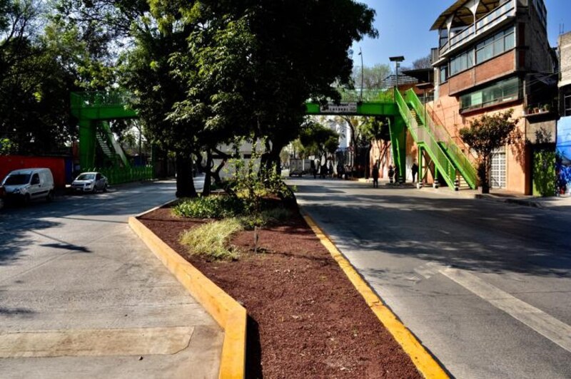 Una calle en la Ciudad de México