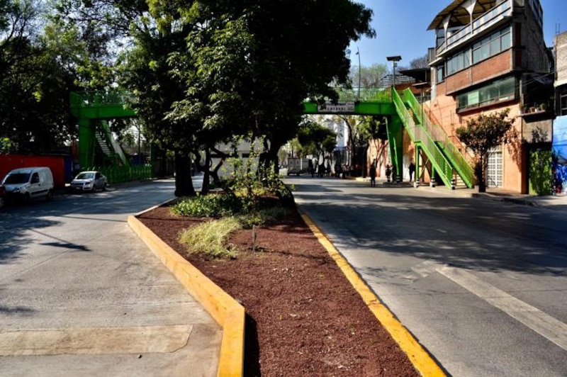 Una calle en la Ciudad de México