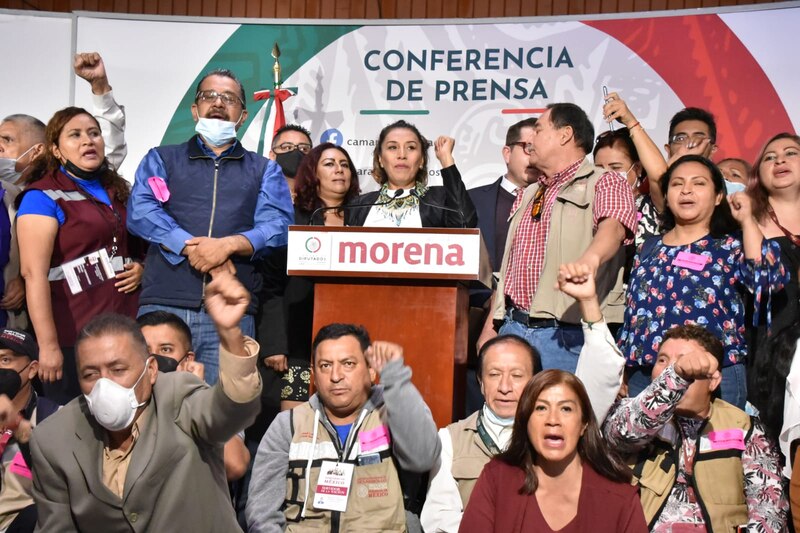 Conferencia de prensa de Morena