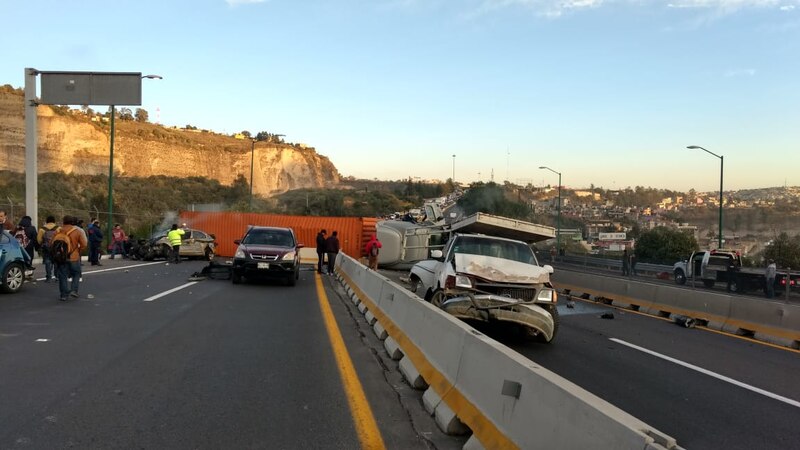 Accidente en la carretera deja varios heridos