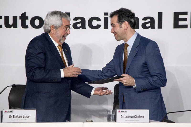 Firma de convenio entre el INE y la Secretaría de Educación Pública