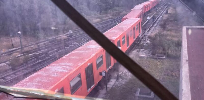 Tren en la Ciudad de México