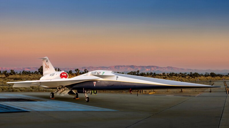 El avión X-59 de la NASA
