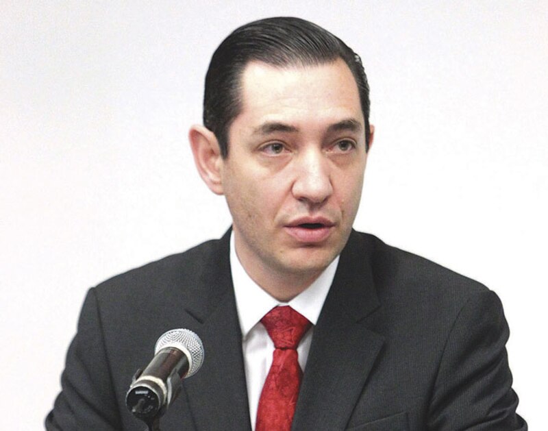 El presidente de México, Enrique Peña Nieto, da un discurso.
