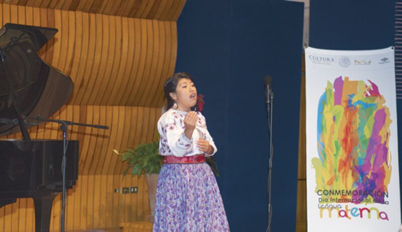 Cantante de música tradicional mexicana