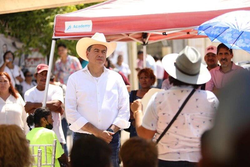 El candidato presidencial Ricardo Anaya durante un mitin en la Ciudad de México