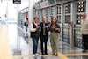 Sheinbaum, Delfina y Brugada constatan progreso del Tren El Insurgente y L1 del Metro